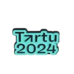 TARTU 2024 sinine rinnamärk