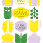 TARTU 2024 laulu- ja tantsupidu kleepsud