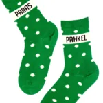 PARAS PÄHKEL rohelised puuvillased sokid