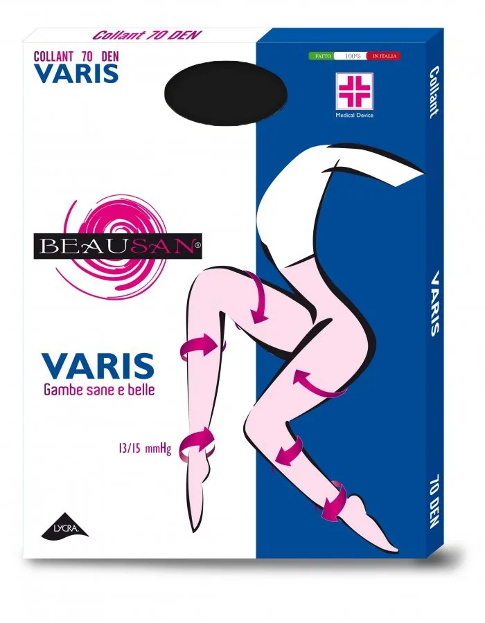 VARIS 70DEN mustad tugisukkpüksid