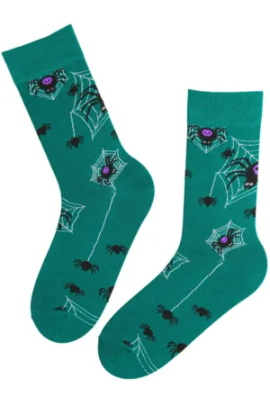 VOODOO rohelised ämblikutega halloweeni sokid
