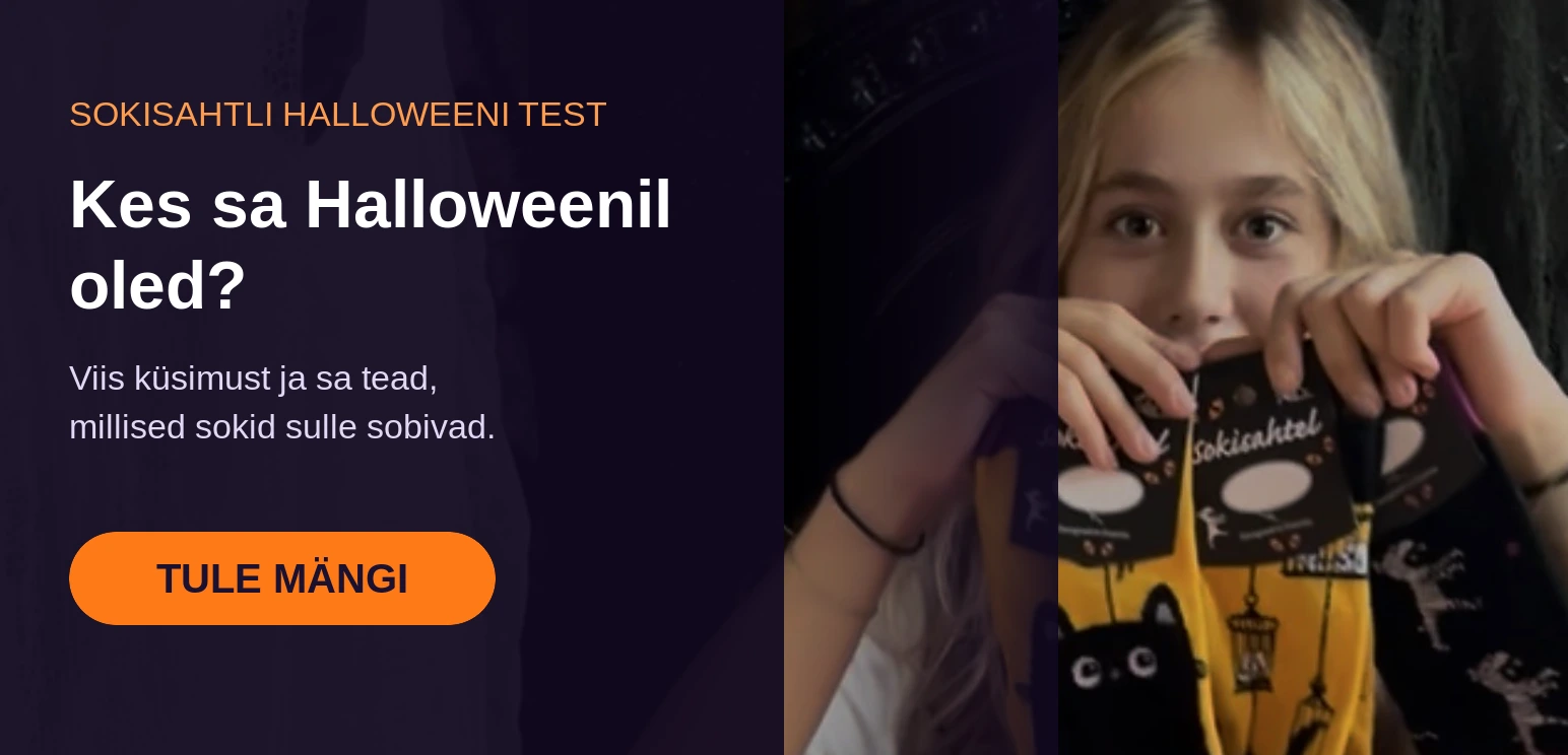Halloweeni mang - kes sa Halloweenil oled?