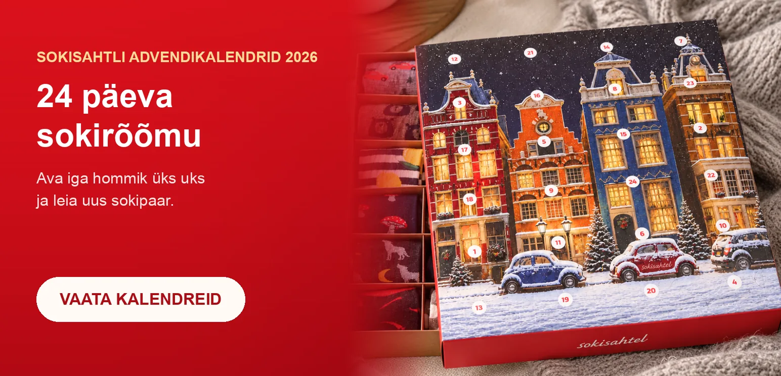 Advendikalendrid 2026 - 24 paeva sokiroomu