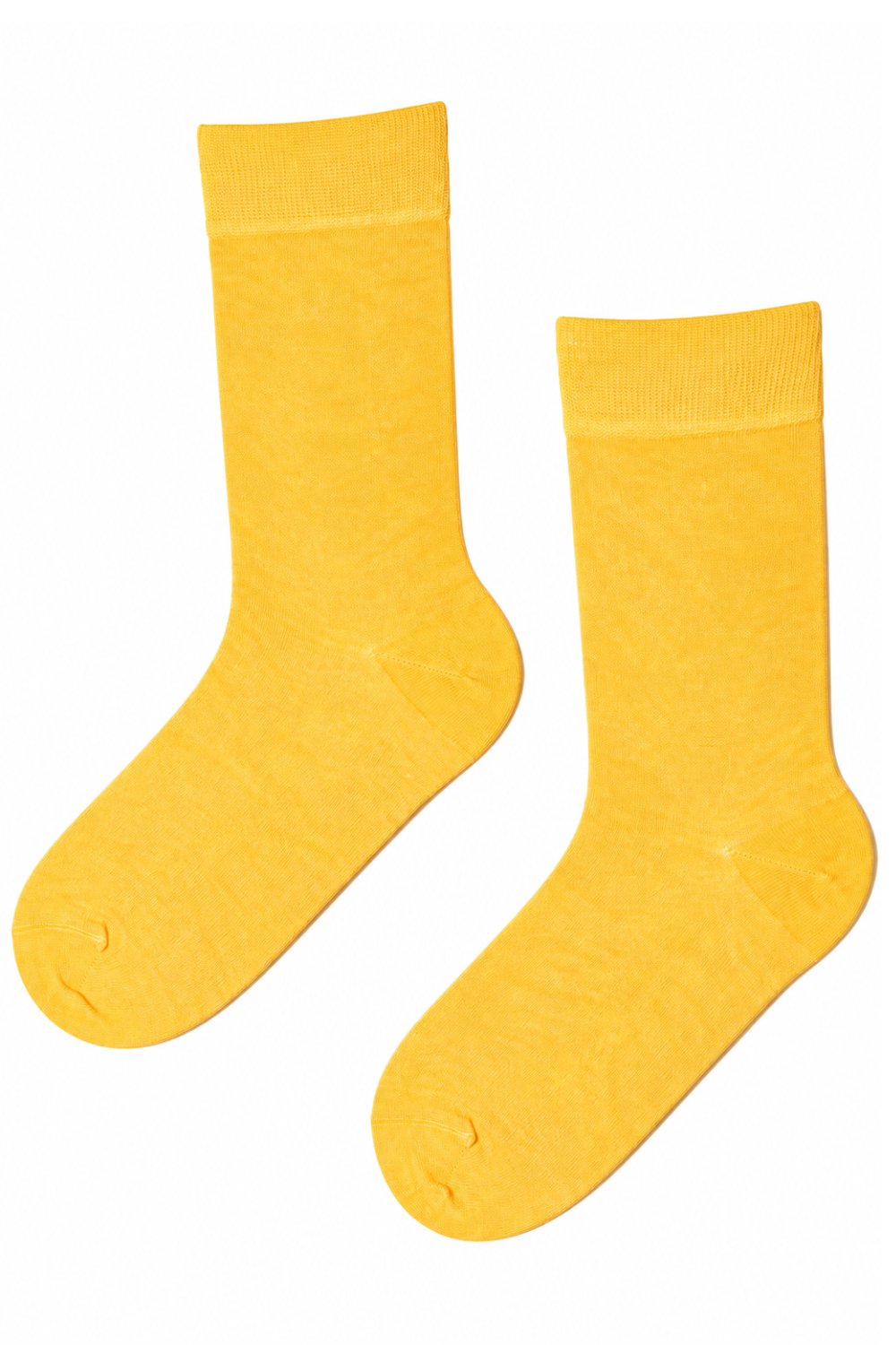 Мужские носки TAUNO желтого цвета YELLOW