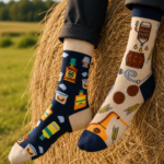 KALLE cotton whisky-lover’s socks