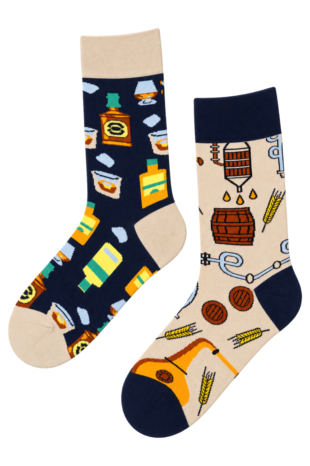 KALLE cotton whisky-lover’s socks
