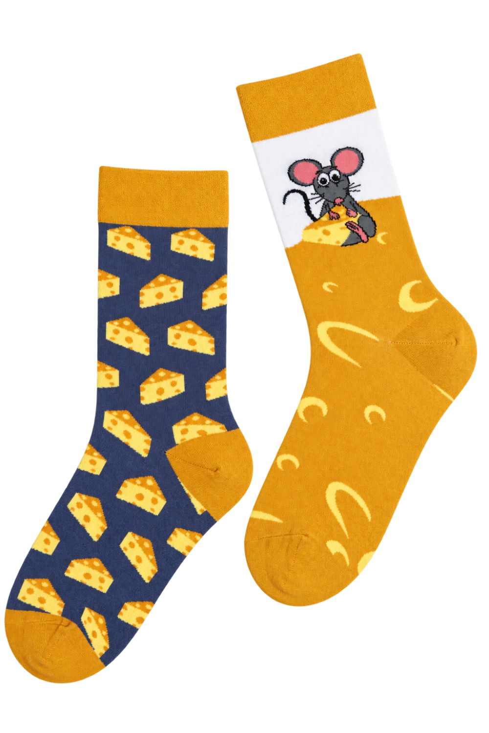 MOUSE cotton socks with a chequered pattern