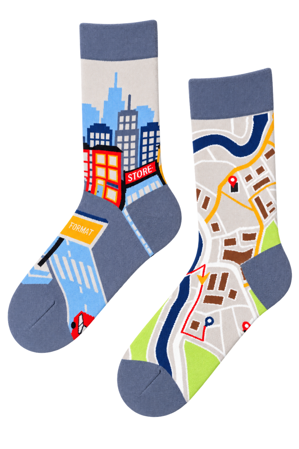 STORE city-themed cotton socks