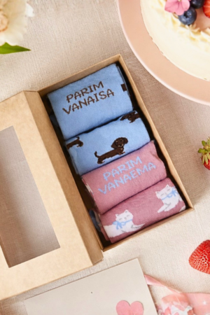 PARIM VANAISA JA PARIM VANAEMA kinkekarp 3 sokipaariga