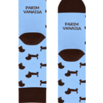 PARIM VANAISA cotton socks featuring taxi dogs TOOMAS