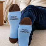 PARIM VANAISA cotton socks featuring taxi dogs TOOMAS