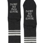 CLASSIC hallid meriinovillased sõnumiga sokid