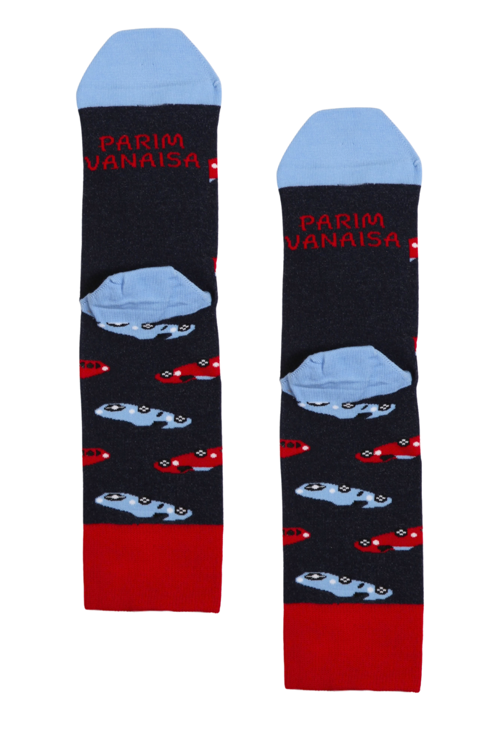 ХОТЯ И ДЕДА: хлопковые носки с рисунком машин ERKKI