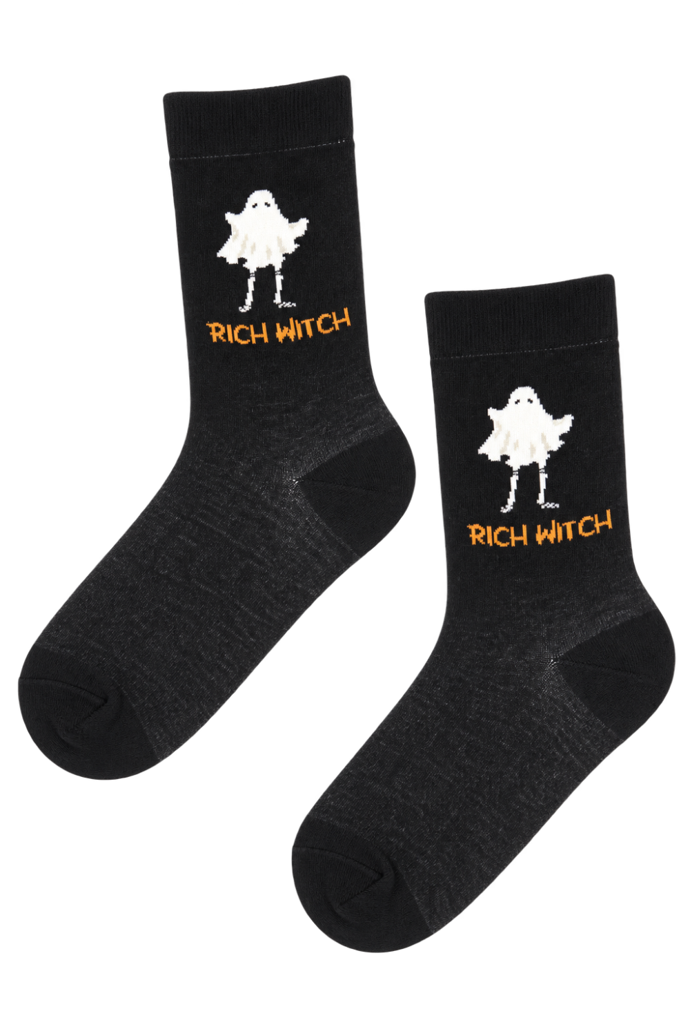 RICH WITCH kummitusega musta värvi Halloweeni sokid