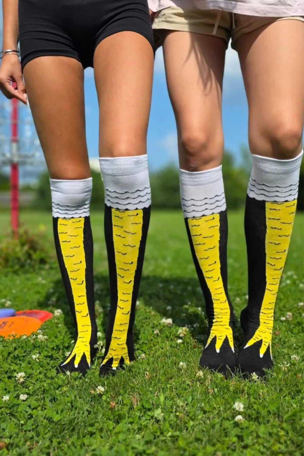 CHICKEN LEGS humoorikad puuvillased põlvikud lastele