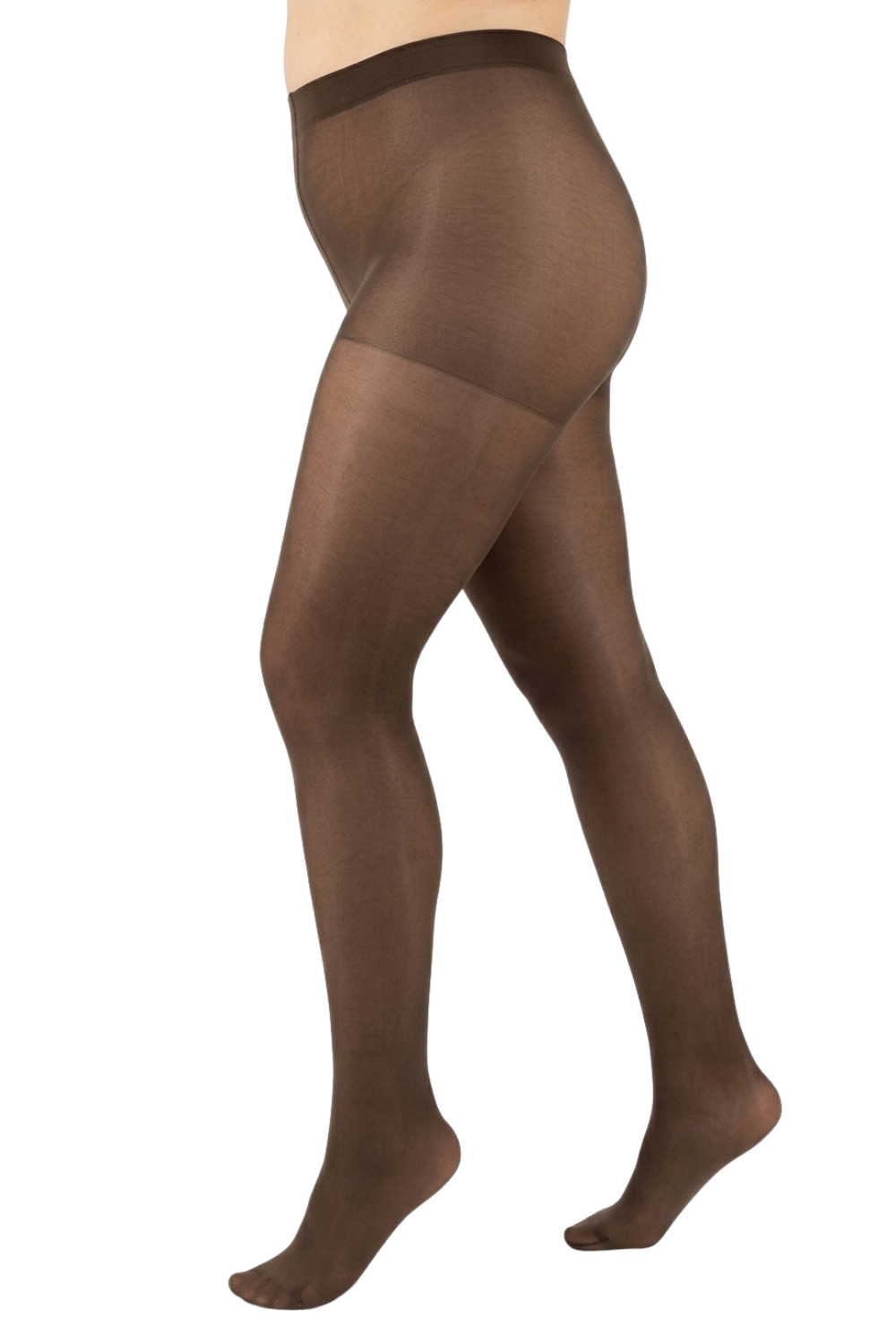 GLOW plus size pruunid sukkpüksid