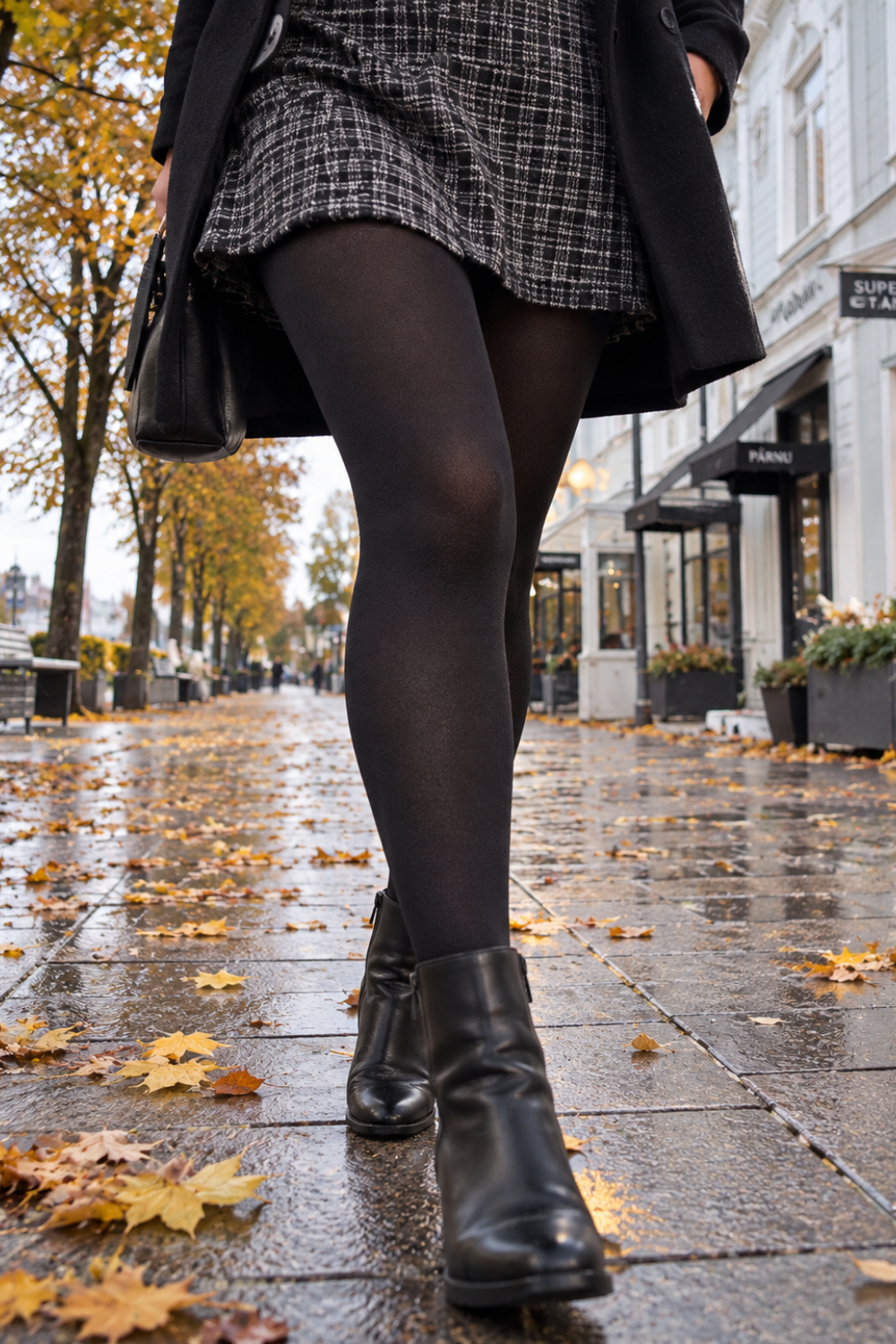 MERLYN musta värvi 200 DEN sukkpüksid