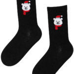 POLARGUY musta värvi puuvillased jääkaruga sokid
