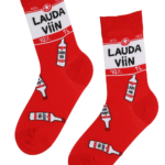LAUDA VIIN punased "Vanamehe multika" sokid